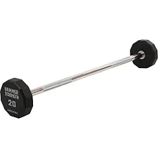 Штанга неразборная с фиксированным весом прямая PEV HAMMER STRENGHT TA-9979-20 (Черный)