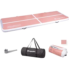 Надувной коврик Airtrack inSPORTline Airstunt 300x100x10 см, розовый