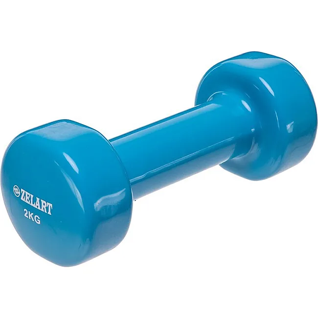 Гантели для фитнеса виниловые ZELART Beauty TA-5225-2 (Салатовый)