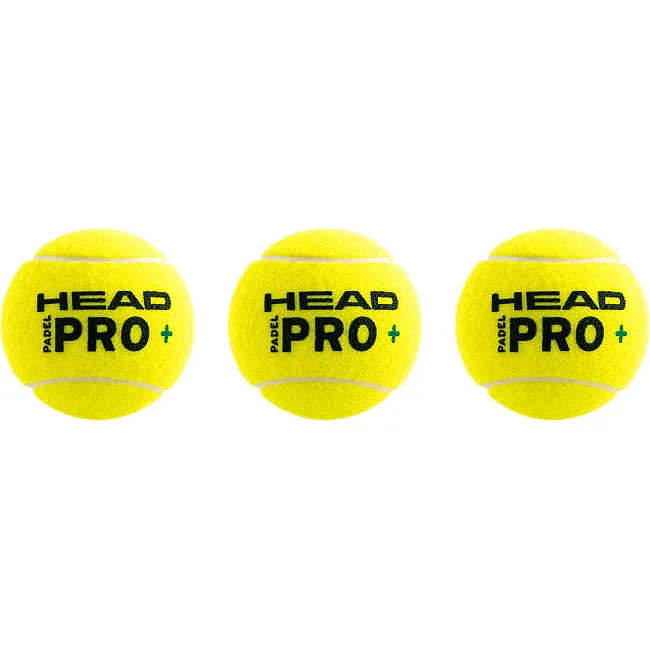 Мяч для падел тенниса HEAD Padel Pro+ 540203 (Салатовый)
