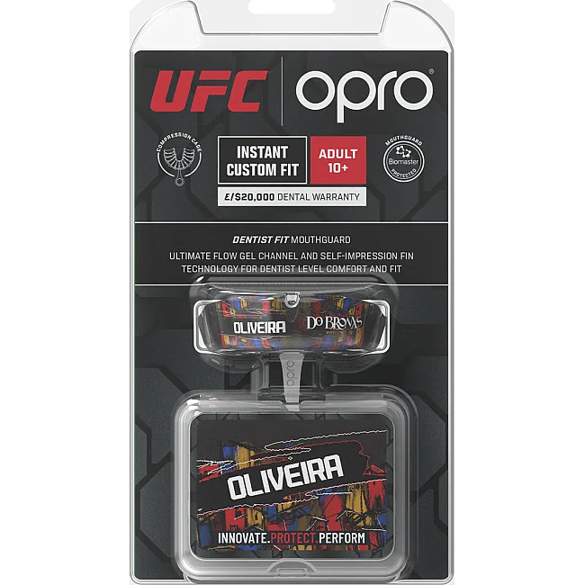 Капа OPRO UFC Fighter Collection Oliveira доросла (вік 11+) Blackl (art.102529009)