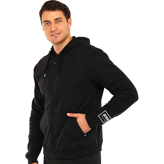 Спортивна кофта
 на блискавці з капюшоном JOMA

 URBAN STREET 104110-100 (Чорний)
