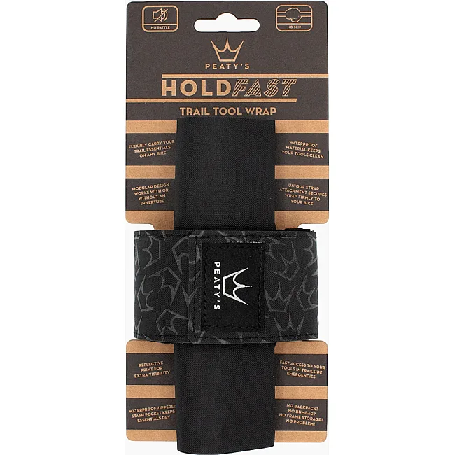 Органайзер на раму для інструментів Peaty's HoldFast Trail Tool Wrap, Nightrider Black
