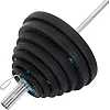 Блин для штанги полиуретановый
 LiveUp LP8020-20 ø51мм 20кг