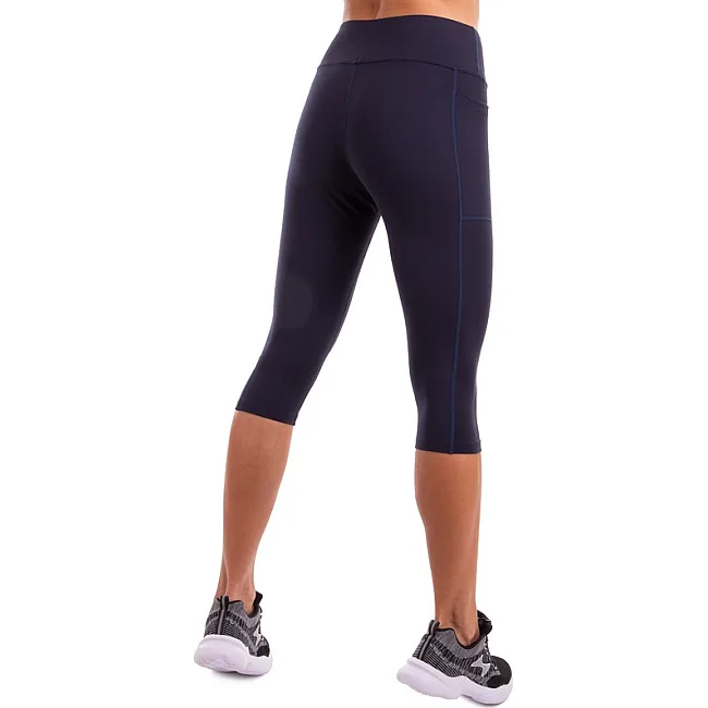Лосины леггинсы спортивные женские короткие (3/4) LINGO

 LD-L3012 (Серый)