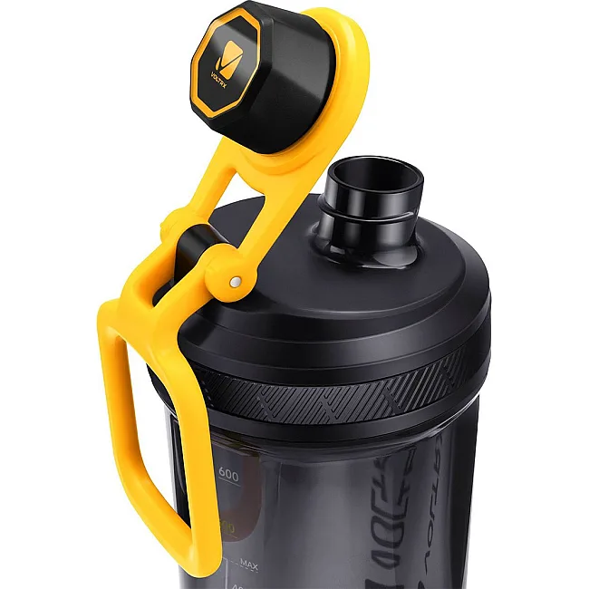 Шейкер спортивний електричний VOLTRX Gallium 700 мл. Tritan Yellow