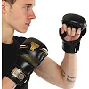 Рукавички Краби спарингові для MMA FISTRAGE VL-4158 (Чорний-золотий)