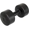 Гантель для фитнеса с PE покрытием ZELART TA-4759-4 1шт 4кг (Черный)
