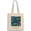 Экошопер BookOpt ВК4063 MONET «Водяные лилии» бежевый