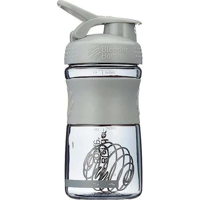 Спортивный шейкер-бутылка BLENDERBOTTLE SportMixer Flip 20oz/590ml Grey