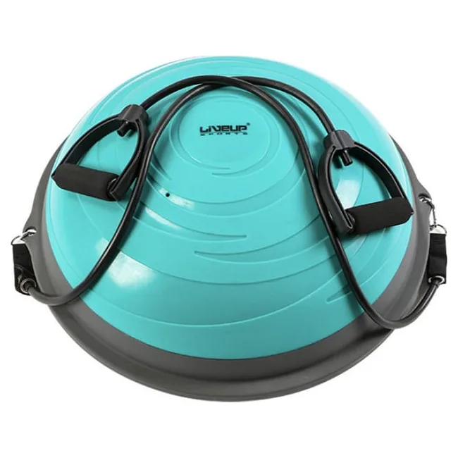 Балансировочная полусфера LiveUp BOSU BALL зеленый 57 x 22 см