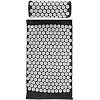 Набор массажный акупунктурный Аппликатор Кузнецова 2в1 коврик и валик Acupressure mat SP-SPORT FI-0134 (Черный)
