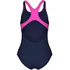 Купальник для девочек Arena KIKKO V SWIMSUIT SWIM PRO BACK черный, фуксия