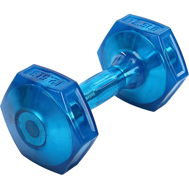 Гантель для фитнеса с TPU покрытием ZELART
 Jelly Urethane Coated Dumbbells TA-2946-12_5LB 1шт 5,7кг (Синий)
