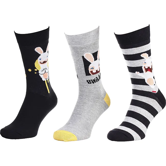 Шкарпетки LAPINS CRETINS LAPIN + MAIN JOINTE 3P чоловічі 40-46 арт 93153362-1