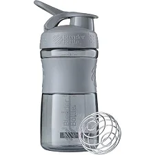 Спортивный шейкер-бутылка BLENDERBOTTLE SportMixer Flip 20oz/590ml Grey