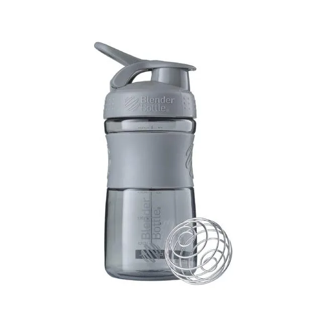 Спортивный шейкер-бутылка BLENDERBOTTLE SportMixer Flip 20oz/590ml Grey