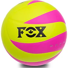Волейбольный мяч FOX SD-V8007 №5 PU (Лимонный-малиновый)