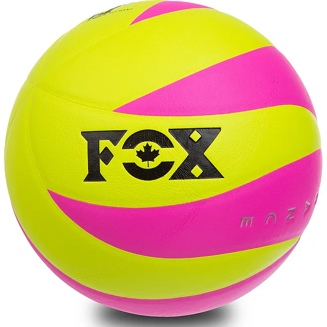 Волейбольный мяч FOX SD-V8007 №5 PU (Лимонный-малиновый)