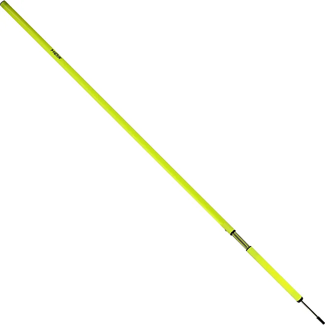 Шест тренировочный с пике на пружине META Pro Spring Slalom Pole желтый 170 см
