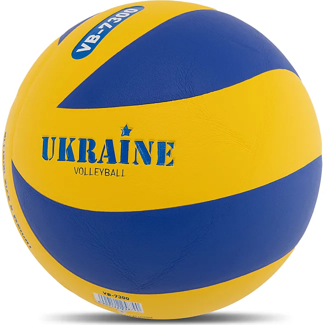 Волейбольный мяч
 UKRAINE VB-7300 №5 PU (Желтый-синий)