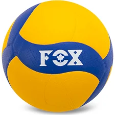 Волейбольный мяч FOX V330W-F №5 PU (Желтый-синий)