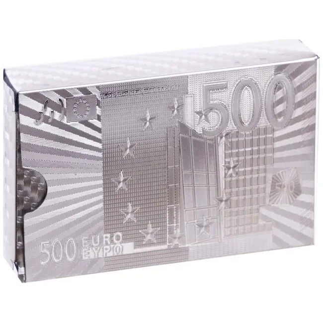 Игральные карты
 пластиковые серебряные SP-SPORT
 SILVER 500 EURO IG-4567-S 54 карты