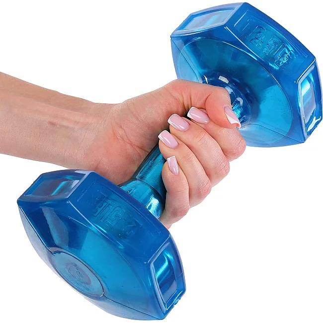 Гантель для фитнеса с TPU покрытием ZELART
 Jelly Urethane Coated Dumbbells TA-2946-12_5LB 1шт 5,7кг (Синий)