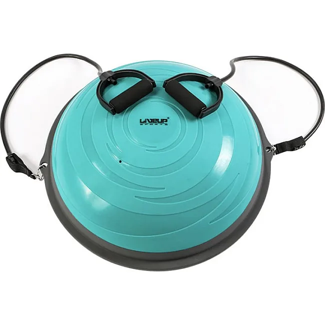 Балансировочная полусфера LiveUp BOSU BALL зеленый 57 x 22 см