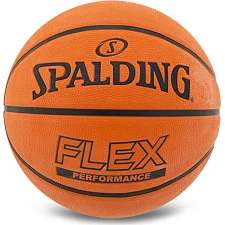 Баскетбольный мяч резиновый SPALDING FLEX 84606Y 7 (Оранжевый)
