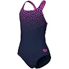 Купальник для девочек Arena KIKKO V SWIMSUIT SWIM PRO BACK черный, фуксия