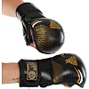 Перчатки Крабы спаринговые для MMA FISTRAGE VL-4158 (Черный-золотой)