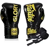 Боксерские перчатки Fairtex BGVG1 Black (бинты в комплекте)