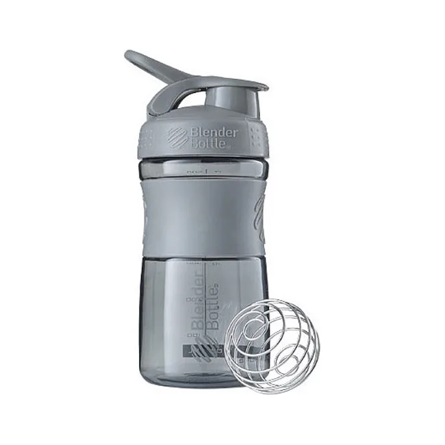 Спортивный шейкер-бутылка BLENDERBOTTLE SportMixer Flip 20oz/590ml Grey