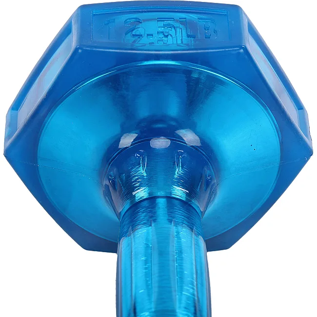 Гантель для фитнеса с TPU покрытием ZELART
 Jelly Urethane Coated Dumbbells TA-2946-12_5LB 1шт 5,7кг (Синий)