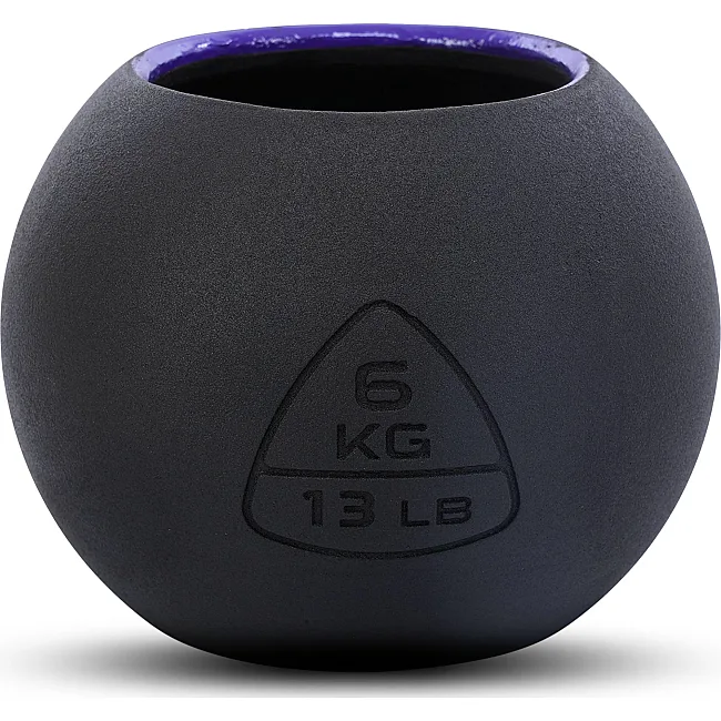 Гиря-колокол чугунная окрашенная BALL BELL LiveUp LP8047-13LB вес 6кг
