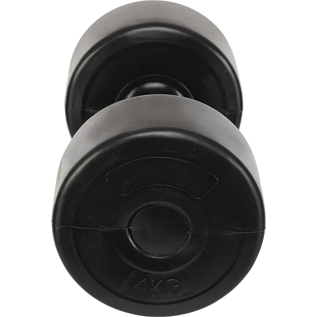 Гантель для фитнеса с PE покрытием ZELART
 TA-4759-4 1шт 4кг (Черный)
