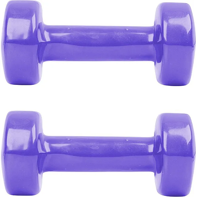 Гантелі вінілові inSPORTline Smoothbell, 2 x 1 кг