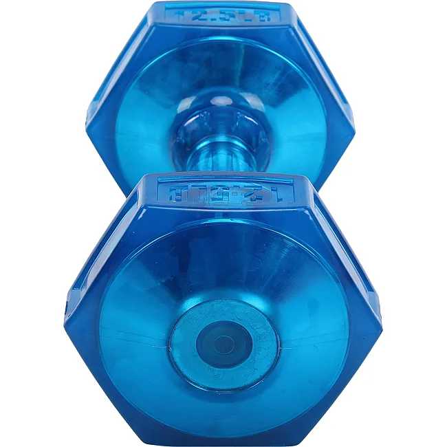 Гантель для фитнеса с TPU покрытием ZELART
 Jelly Urethane Coated Dumbbells TA-2946-12_5LB 1шт 5,7кг (Синий)