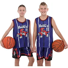 Детская баскетбольная форма NBA клуб Raptors 15 BA-9828-красный (Фиолетовый)