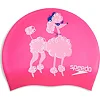 Дитяча шапка для плавання Speedo SLOGAN PRT CAP JU/JF/JM рожевий, білий OSFM