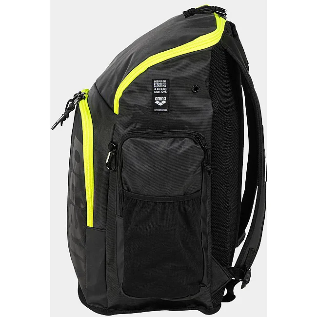 Спортивний рюкзак Arena SPIKY III 45L чорний, жовтий 50,8x28x35,6 см