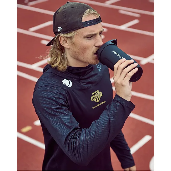 Шейкер спортивний SMARTSHAKE металевий Reforce Stainless Steel 30oz/900ml Black