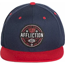 Бейсболка AFFLICTION Garage Built Hat Navy