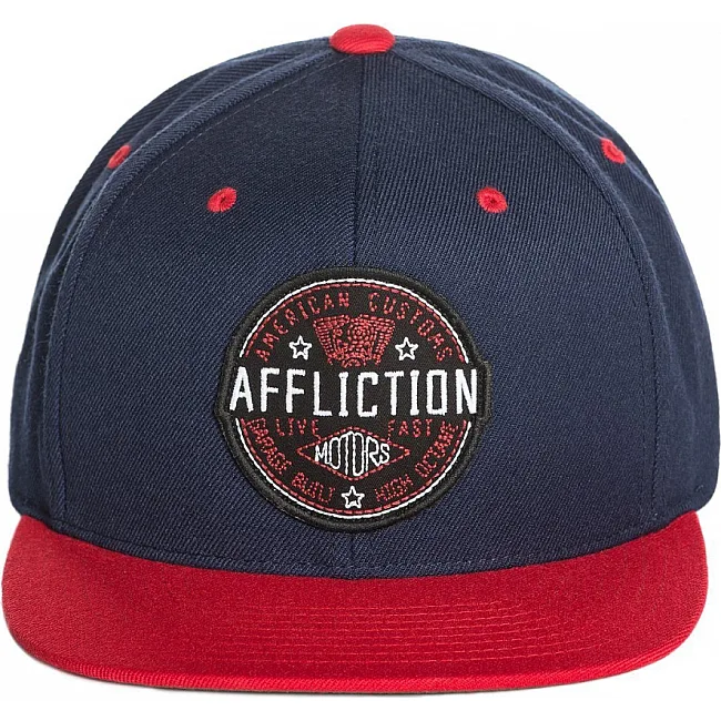 Бейсболка AFFLICTION Garage Built Hat Navy