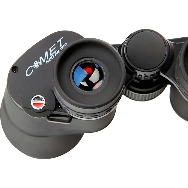 Бинокль COMET AXP111 (10x50) с красным фильтром (по уходу за солнцем) в чехле