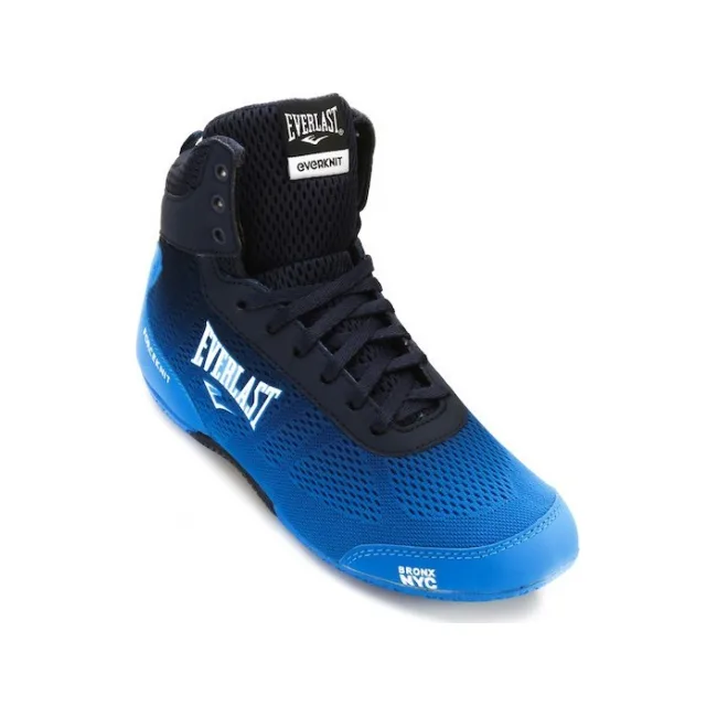 Боксерки для бокса EVERLAST Forceknit Low Top Blue