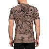 Двусторонняя футболка AFFLICTION Duster Black Brown Lava Wash