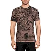 Двусторонняя футболка AFFLICTION Duster Black Brown Lava Wash