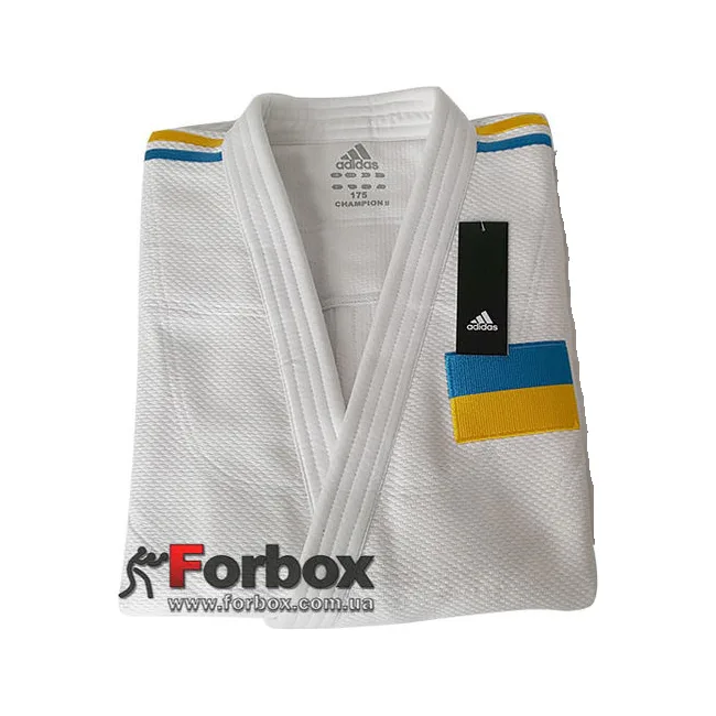 Кимоно для дзюдо Adidas Champion 2 SlimFit с лицензией IJF